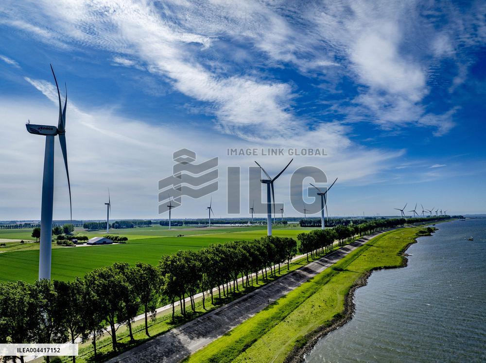 Renewable Energy Park Illustrations - Netherlands