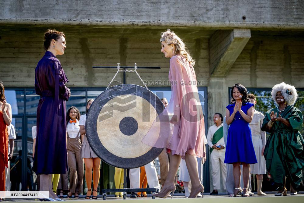 Queen Maxima At Fenix Museum Opening - Rotterdam