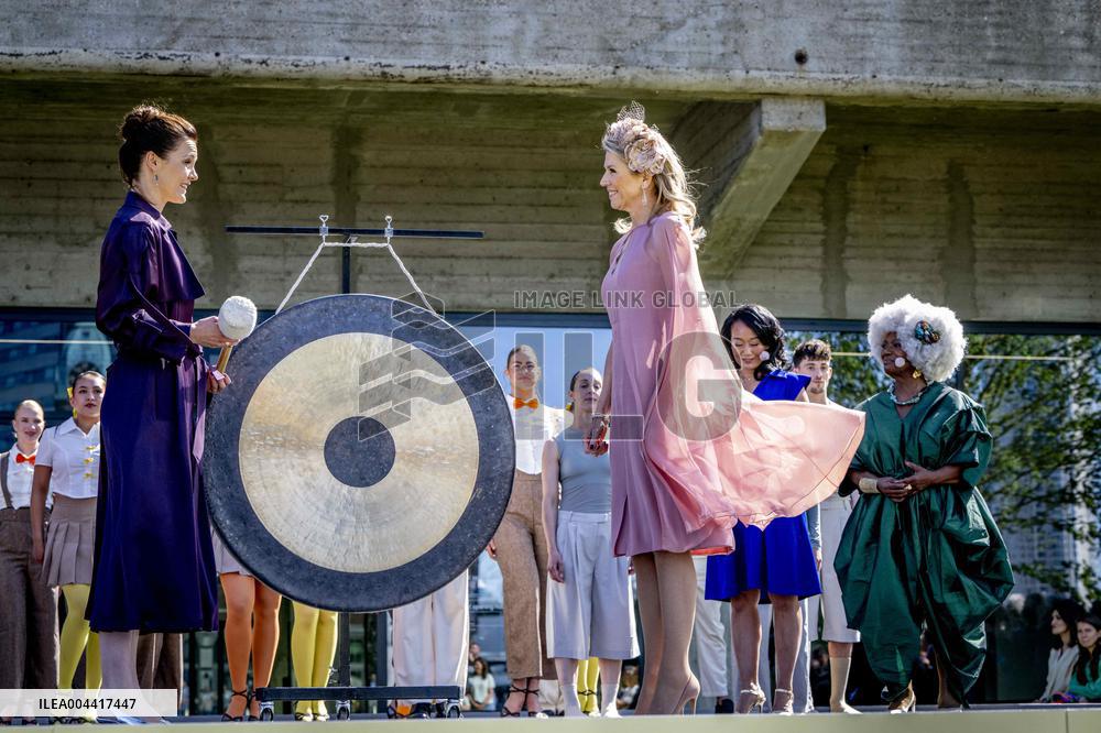 Queen Maxima At Fenix Museum Opening - Rotterdam