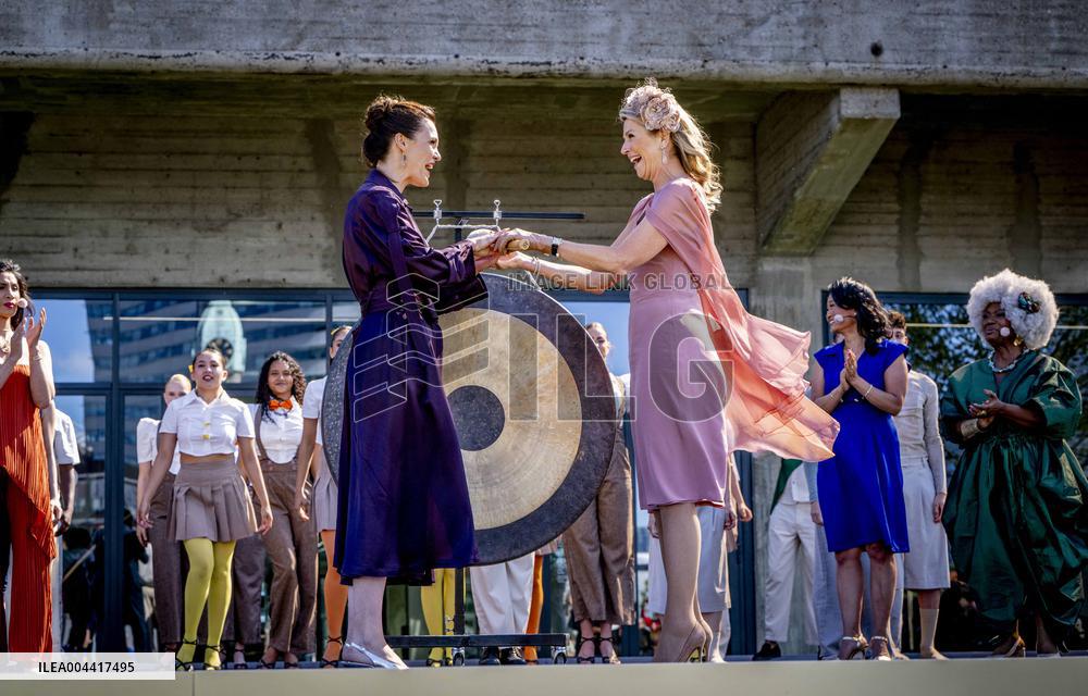 Queen Maxima At Fenix Museum Opening - Rotterdam