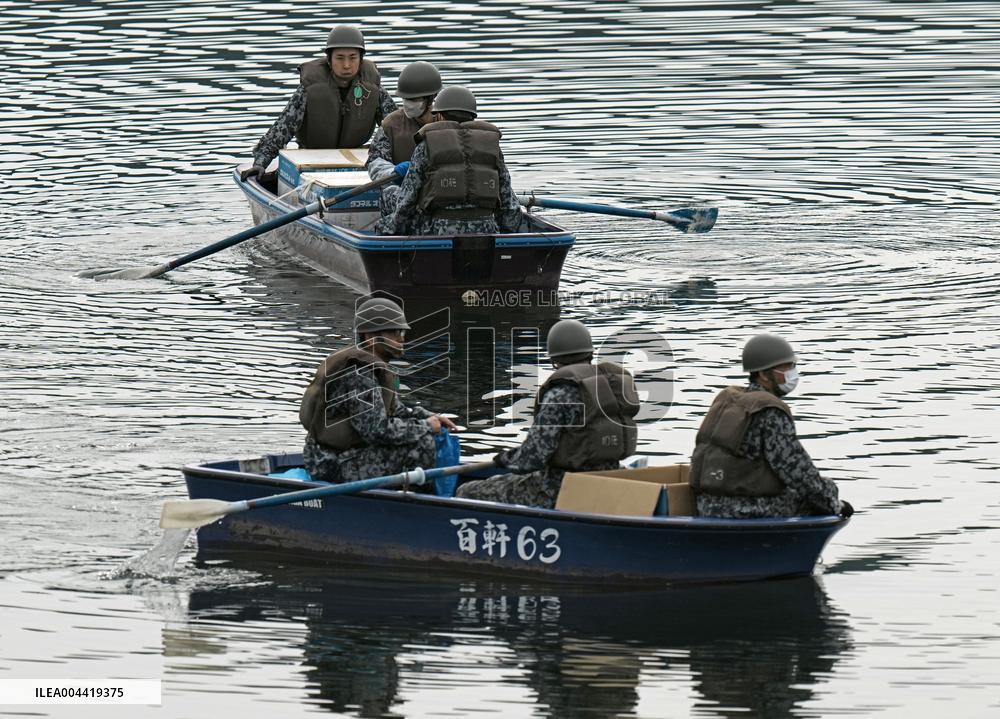 Search operation after Japan defense force jet's crash