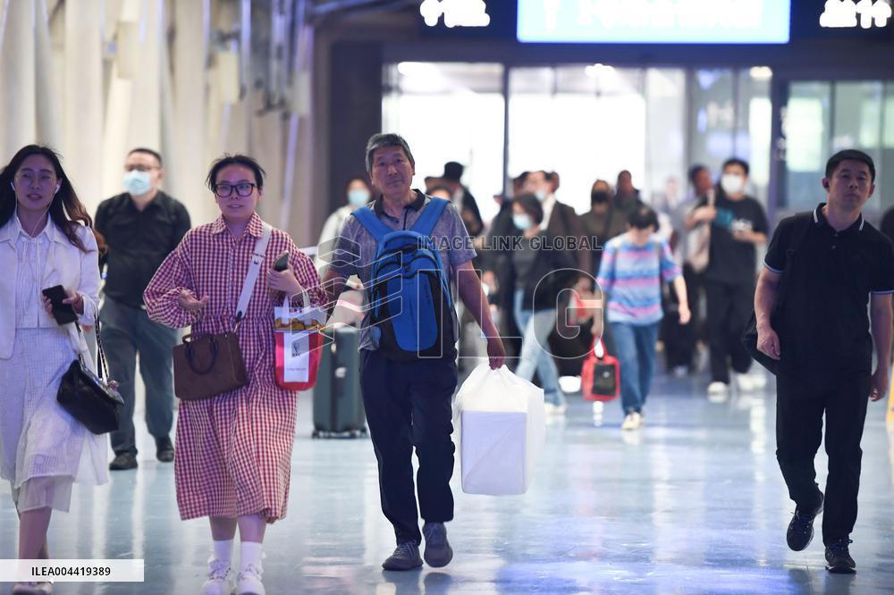 Chinese Railway Passengers Growth
