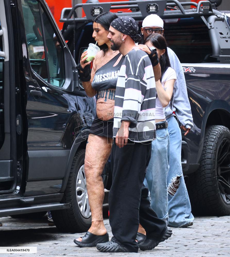 Sevdaliza During A Photoshoot - NYC