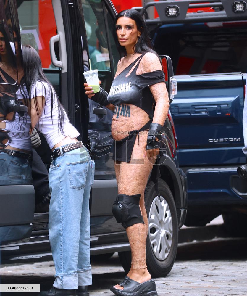 Sevdaliza During A Photoshoot - NYC