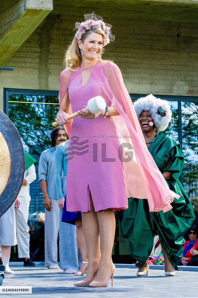 Queen Maxima Opens Fenix - Art Museum About Migration in Rotterdam