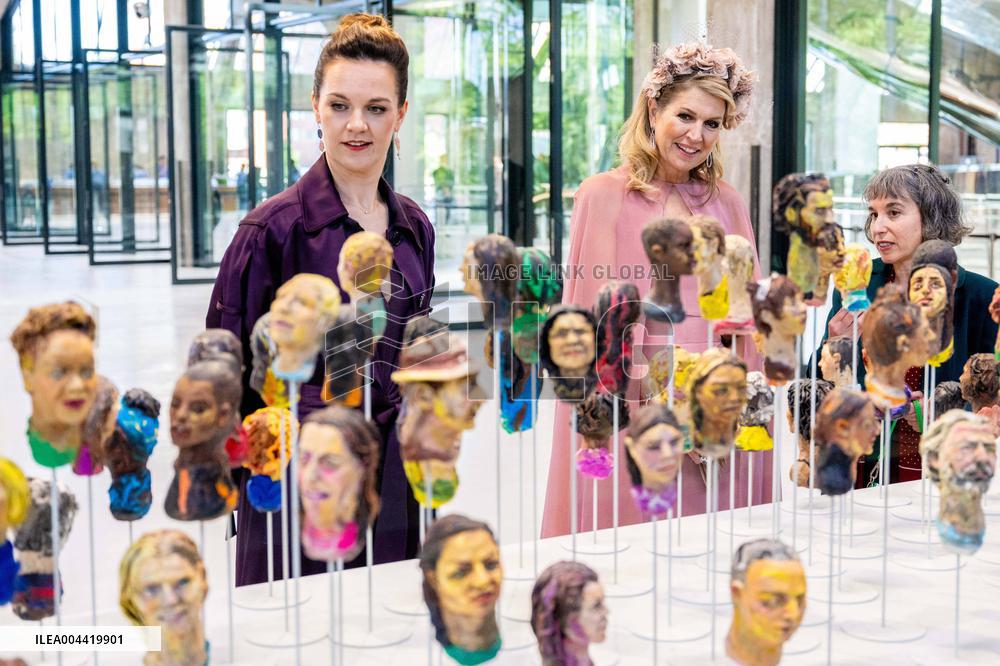 Queen Maxima Opens Fenix - Art Museum About Migration in Rotterdam