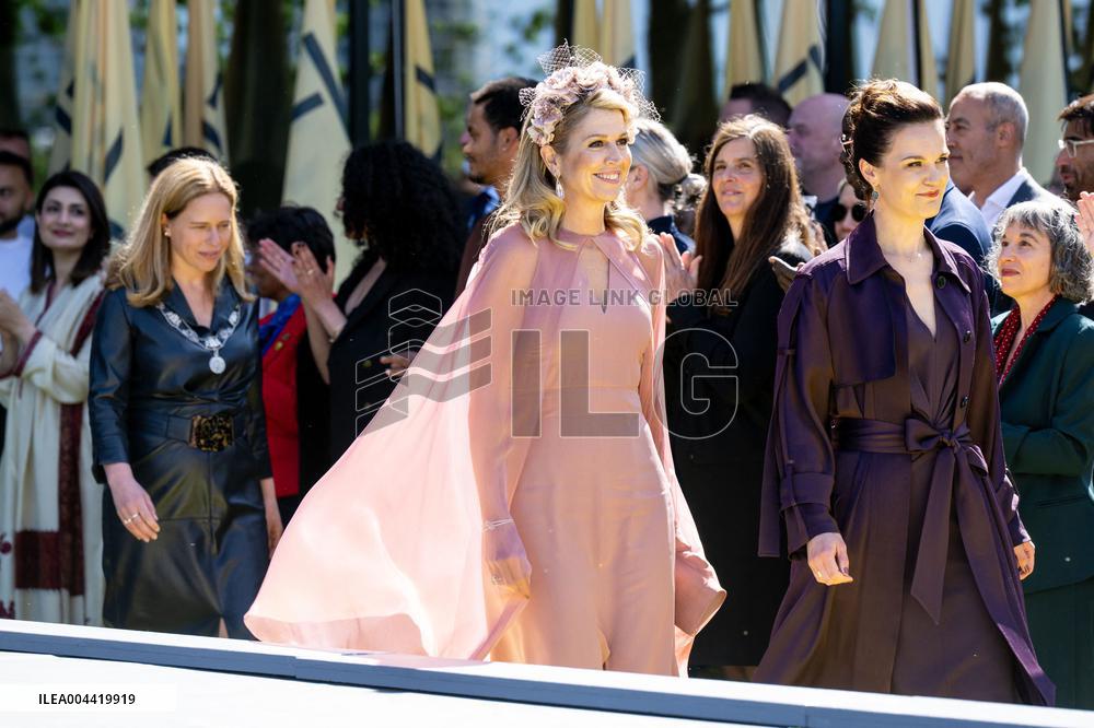 Queen Maxima Opens Fenix - Art Museum About Migration in Rotterdam