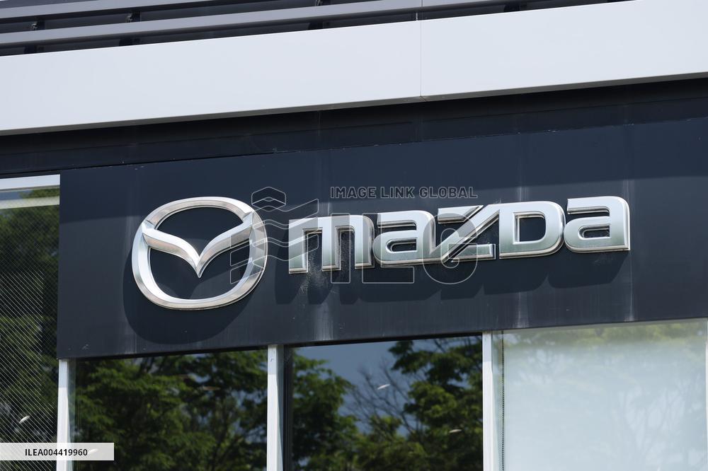 Mazda signage and logo
