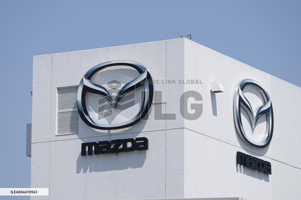 Mazda signage and logo