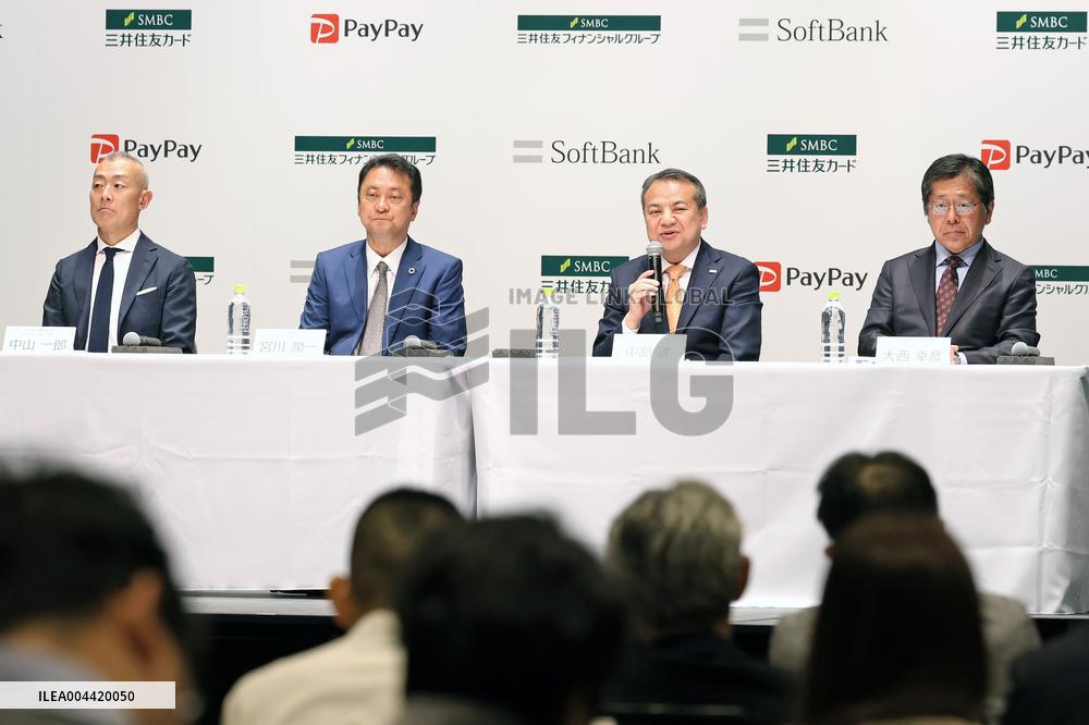 Sumitomo Mitsui FG and SoftBank tie up for personal settlement services