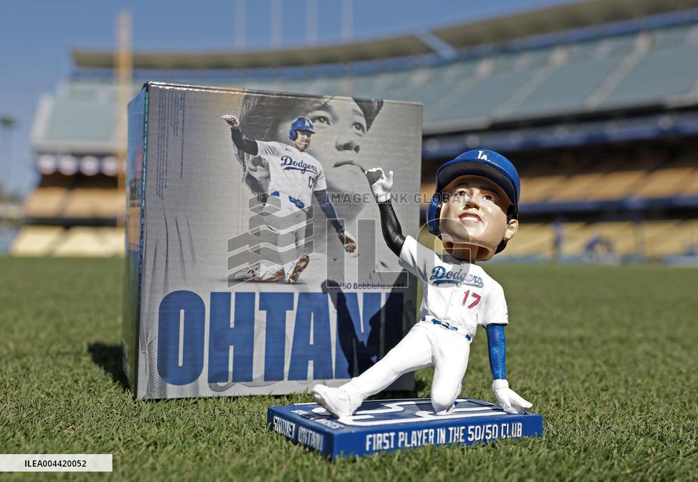 Baseball: Bobblehead of Shohei Ohtani