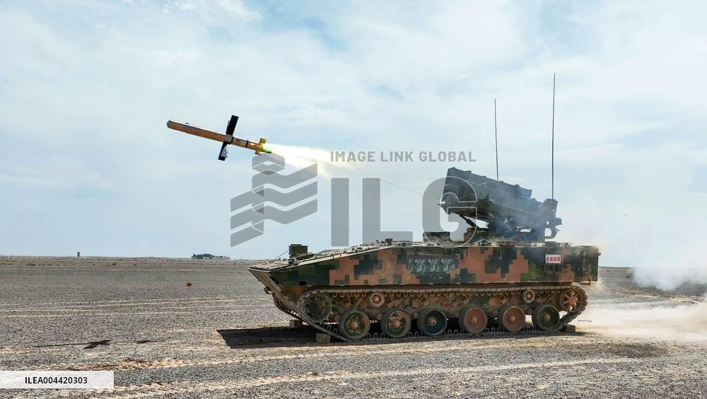 Live-fire Shooting Training in Jiuquan