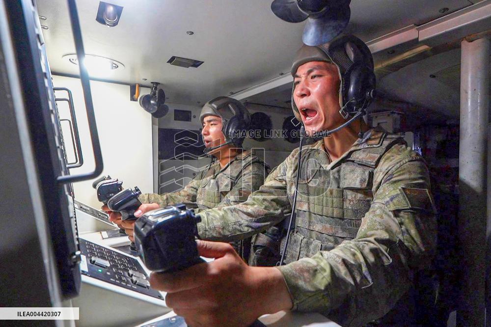 Live-fire Shooting Training in Jiuquan