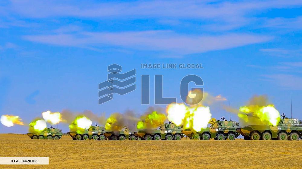 Live-fire Shooting Training in Jiuquan