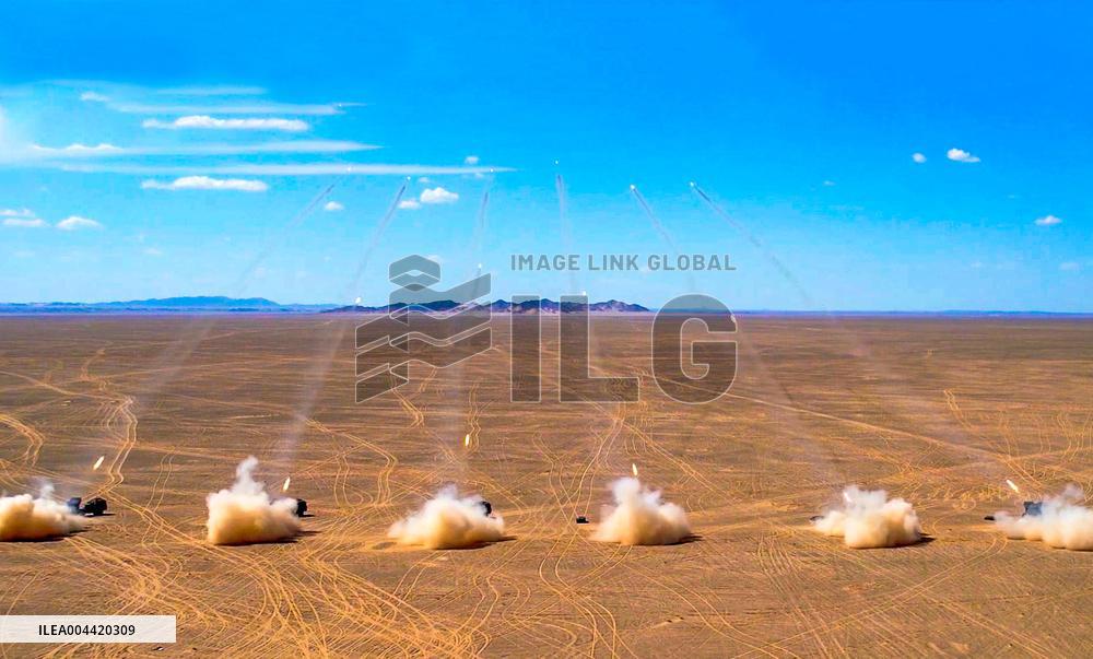 Live-fire Shooting Training in Jiuquan
