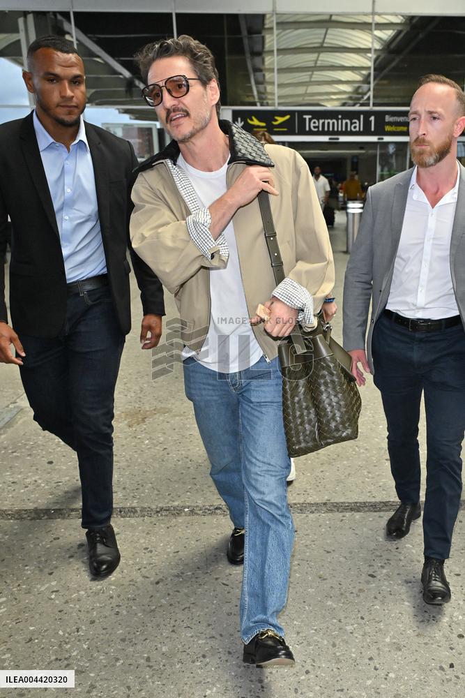 Cannes Pedro Pascal At Nice Airport JR