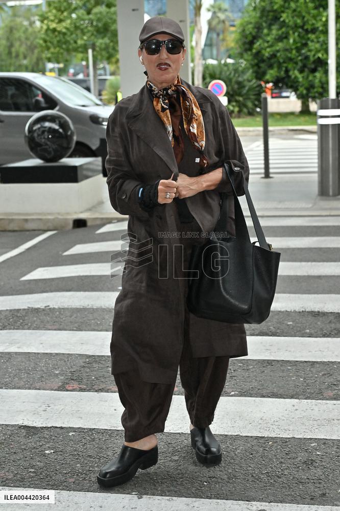 Cannes Rossy de Palma At Nice Airport JR