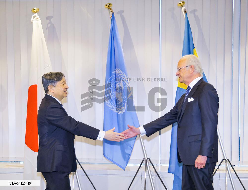 Japanese emperor and Swedish king