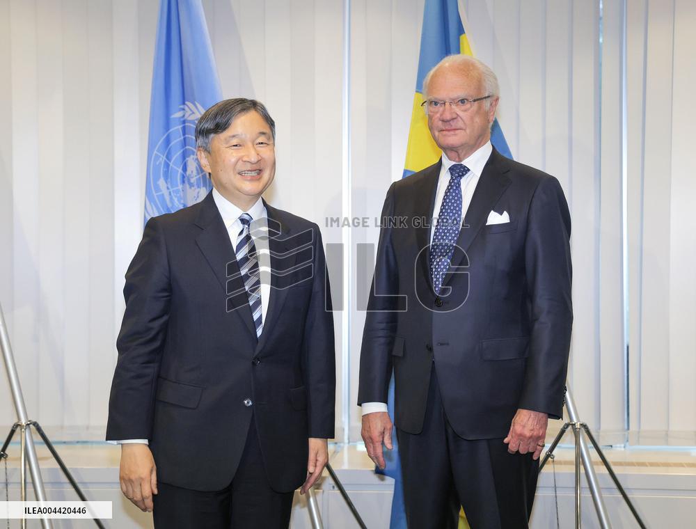 Japanese emperor and Swedish king