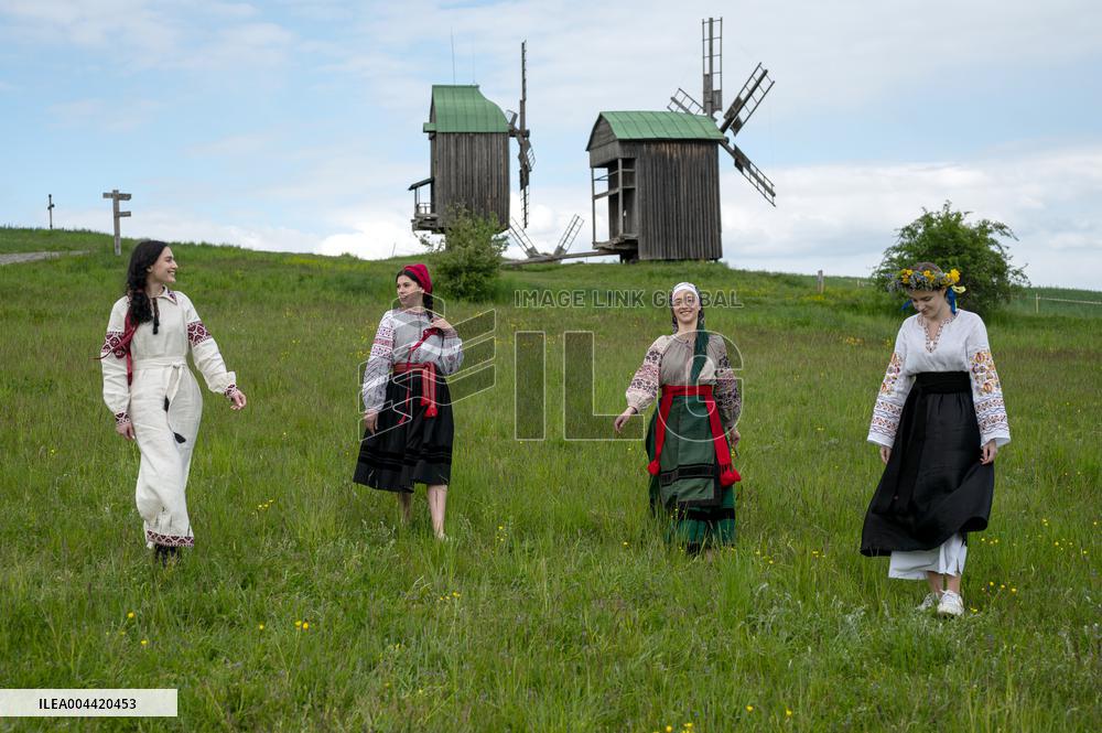 Embroidered shirts of temporarily occupied Ukrainian territories