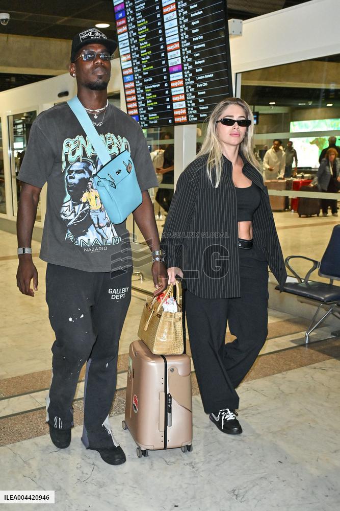Cannes Paul Pogba At Nice Airport JR