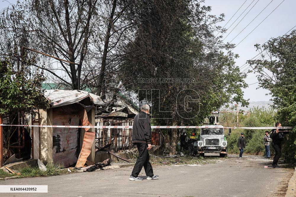 Consequences of Russian drone attack in Odesa region