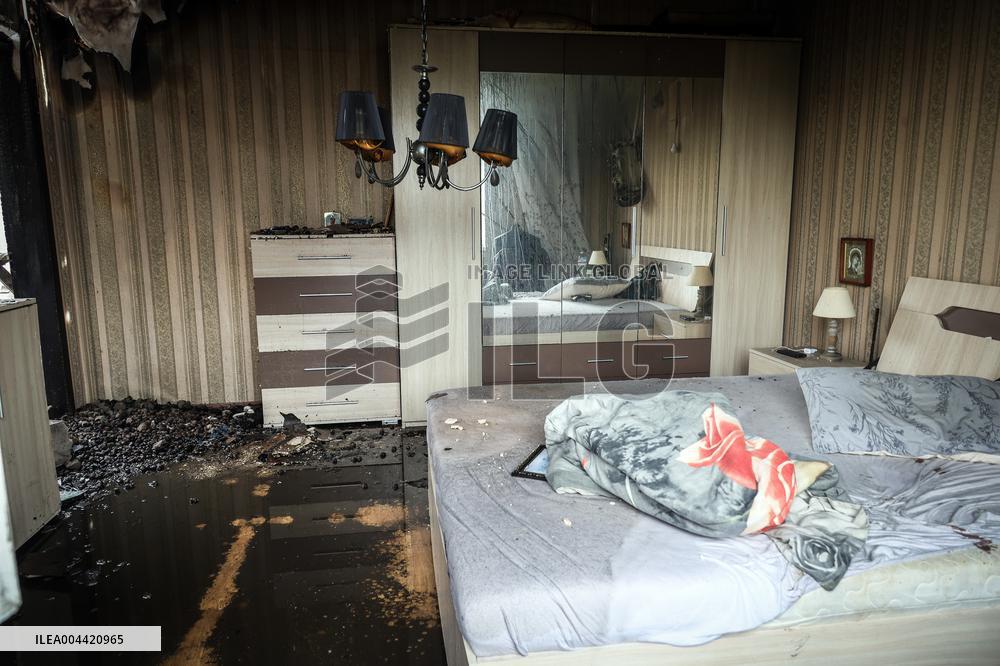 Consequences of Russian drone attack in Odesa region