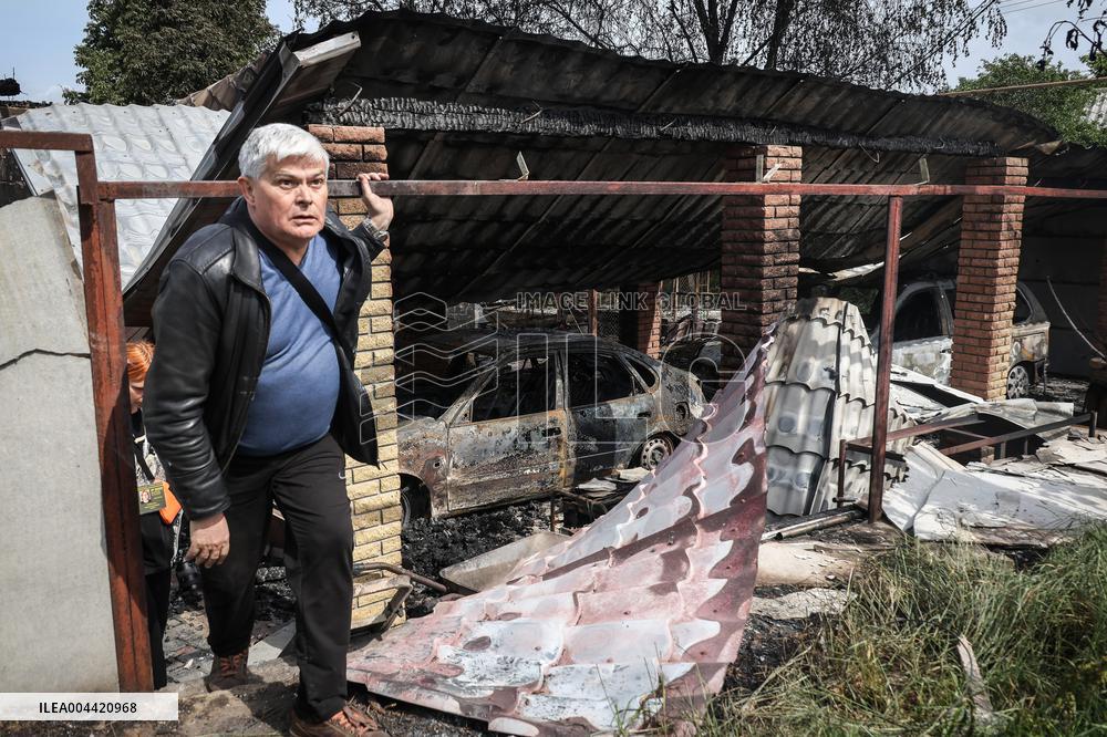 Consequences of Russian drone attack in Odesa region