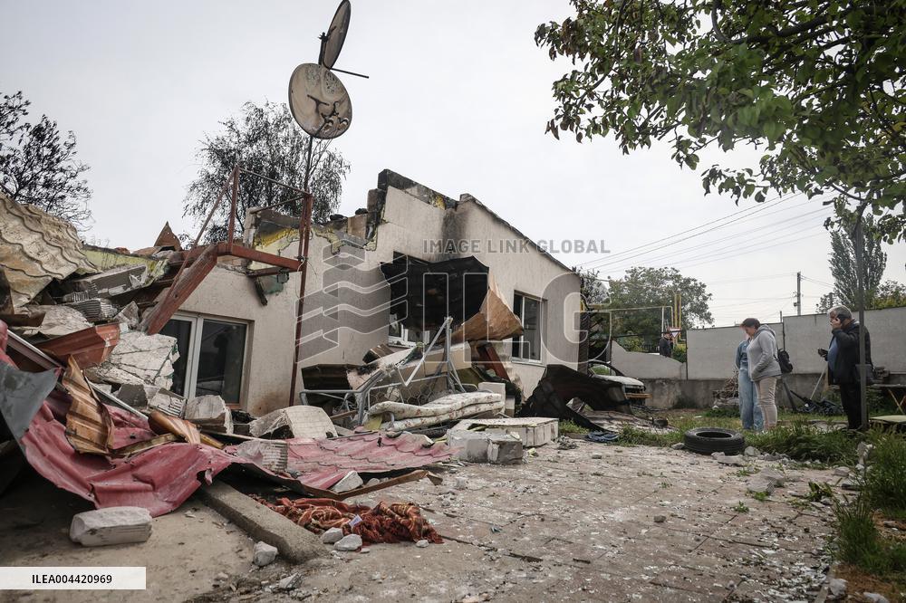 Consequences of Russian drone attack in Odesa region