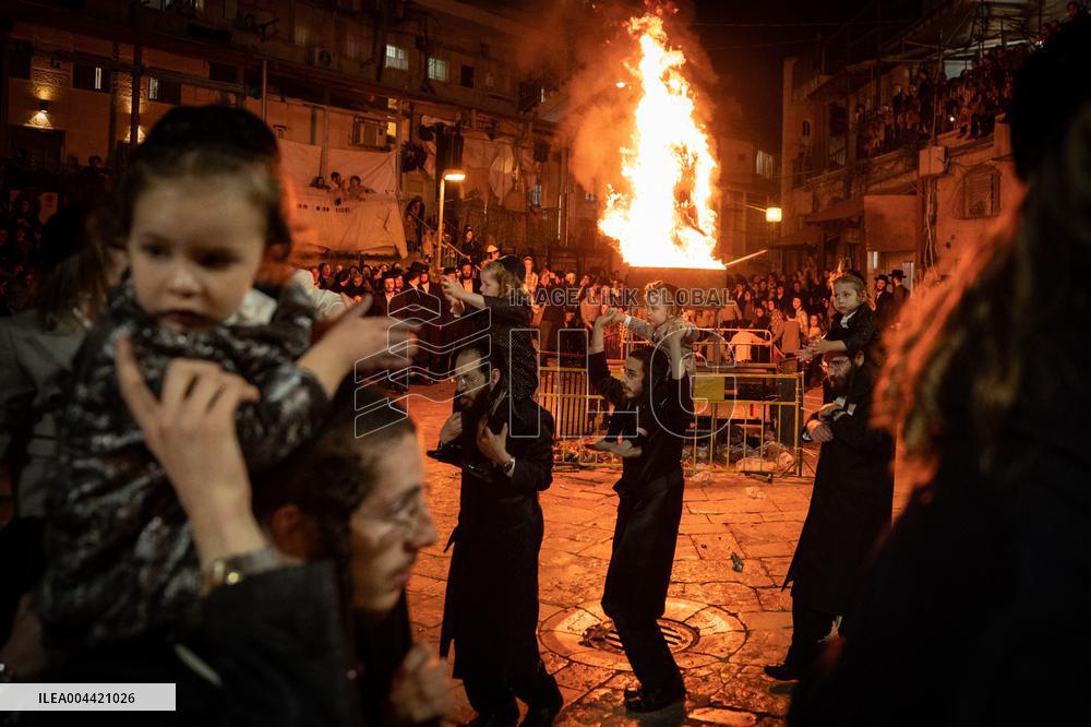 Lag Baomer Celebration in Jerusalem