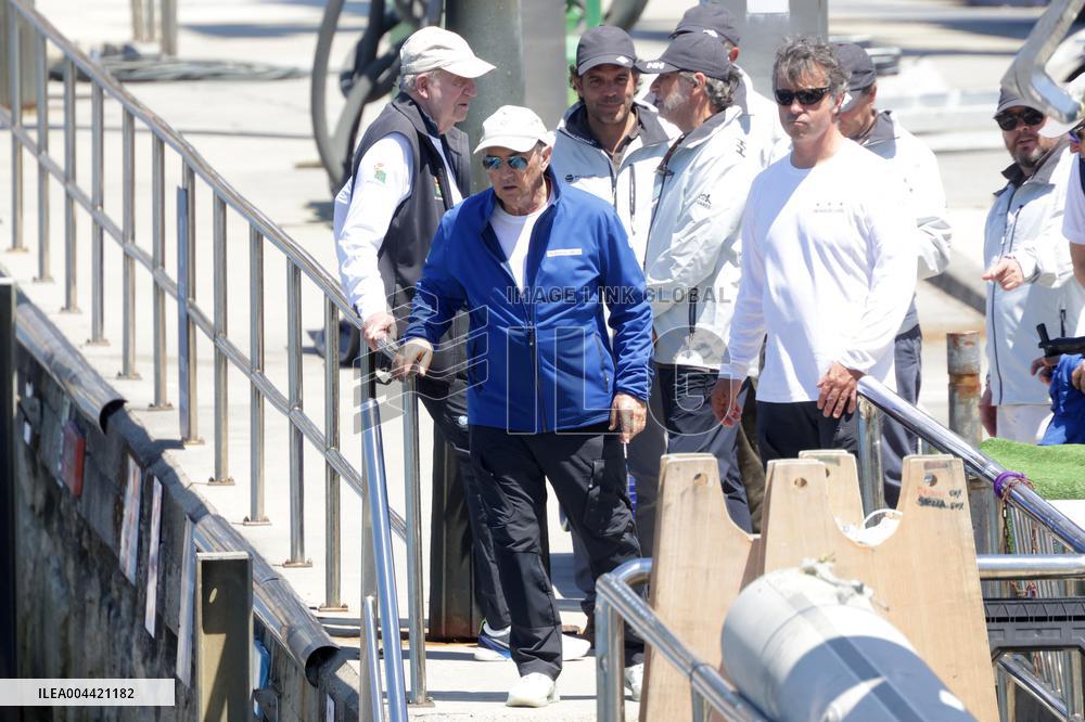 King Juan Carlos Reappears After Missing Meeting - Sanxenxo