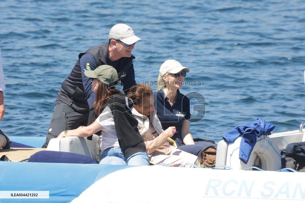 King Juan Carlos Reappears After Missing Meeting - Sanxenxo