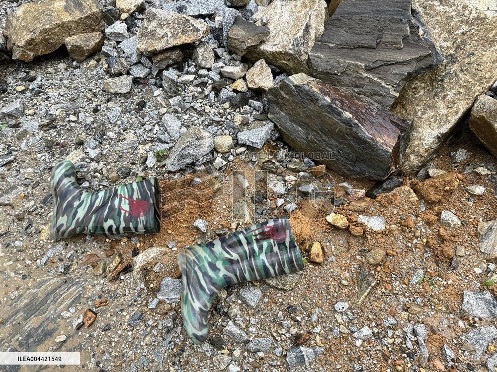 Rescue Operations Underway Following Landslide - Vietnam