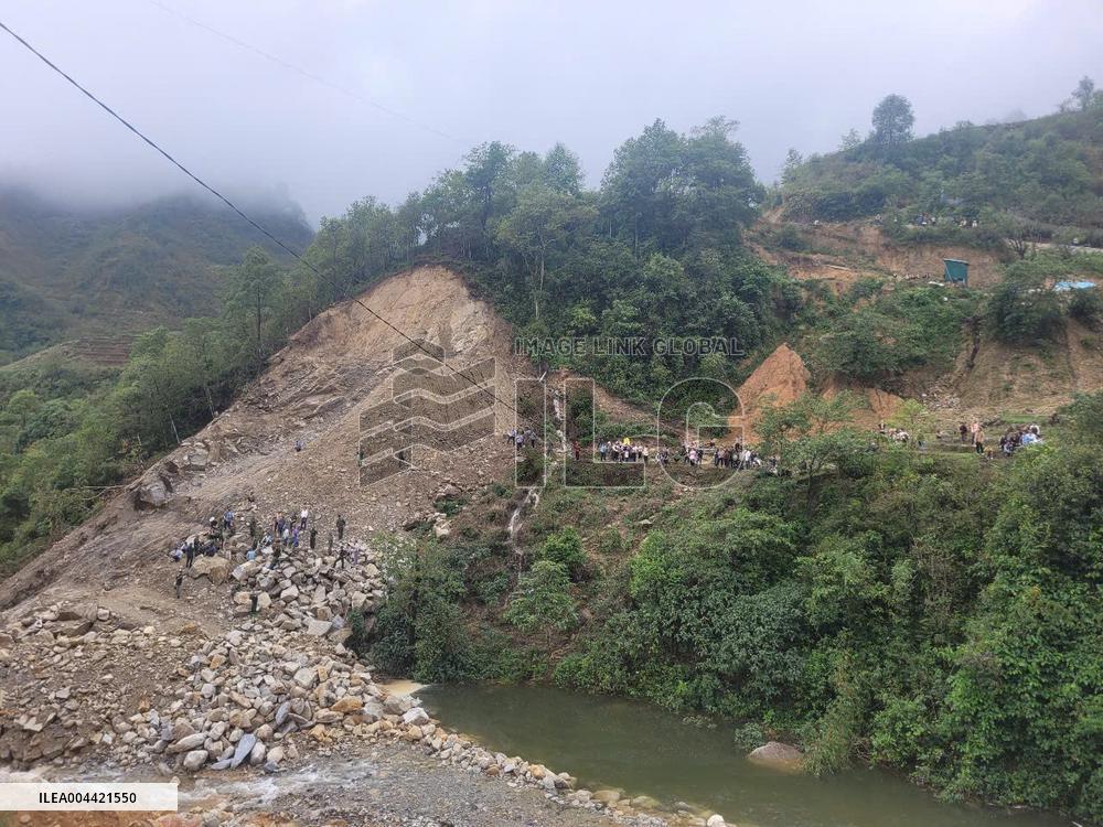 Rescue Operations Underway Following Landslide - Vietnam
