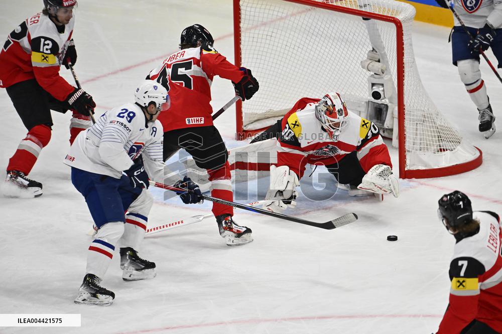 ICE HOCKEY WC AUSTRIA-FRANCE