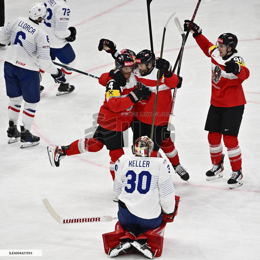 ICE HOCKEY WC AUSTRIA-FRANCE