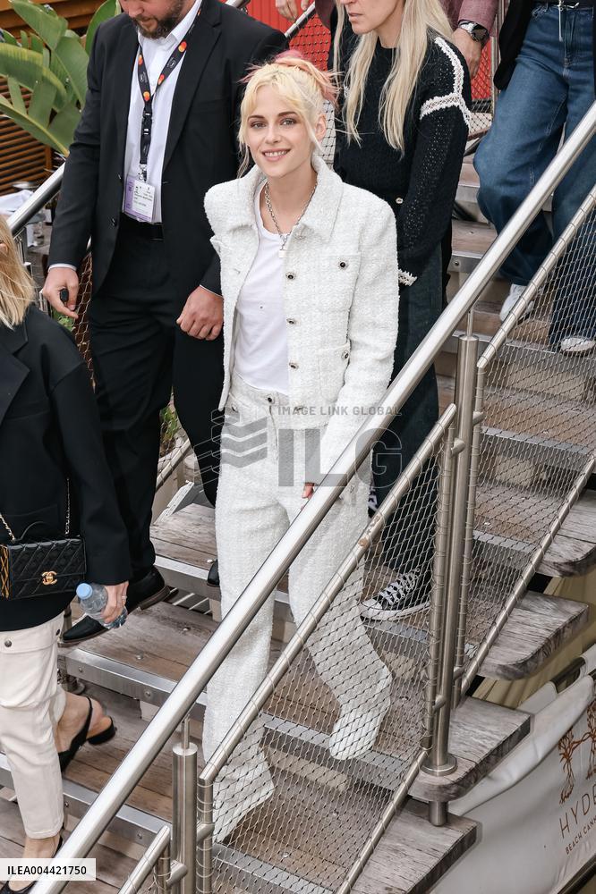 Cannes - Kristen Stewart at Campari Beach