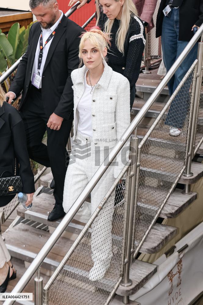 Cannes - Kristen Stewart at Campari Beach