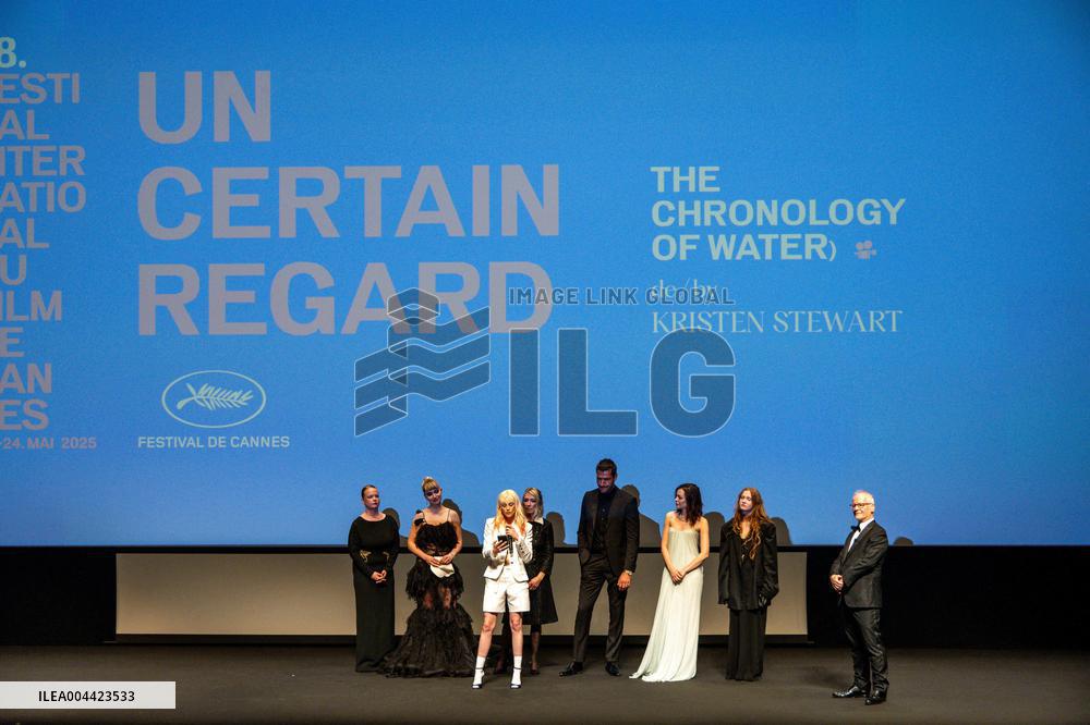 Cannes The Chronology of Water Presentation AAR