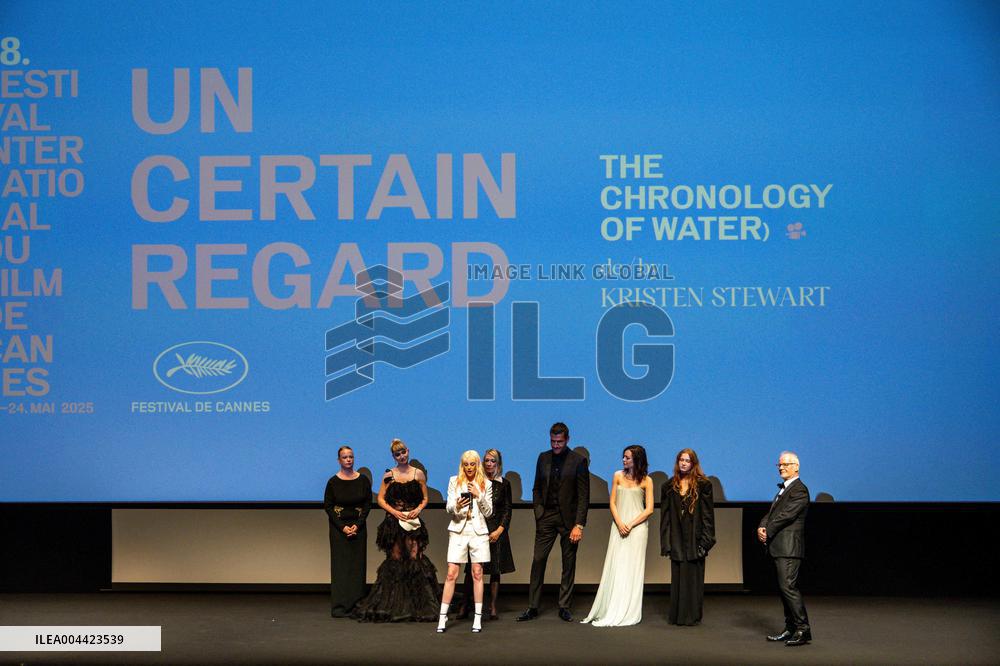 Cannes The Chronology of Water Presentation AAR