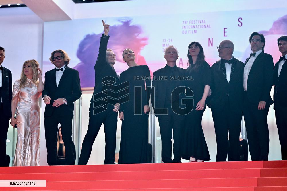 Cannes - Bono Stories Of Surrender Screening