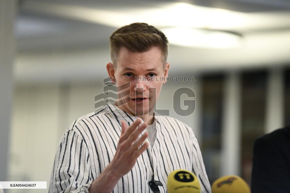 PRESS MEETING JOAKIM MEDIN ETC