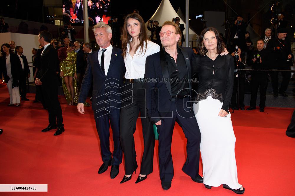 Cannes Bono Stories of Surrender Red Carpet  NG