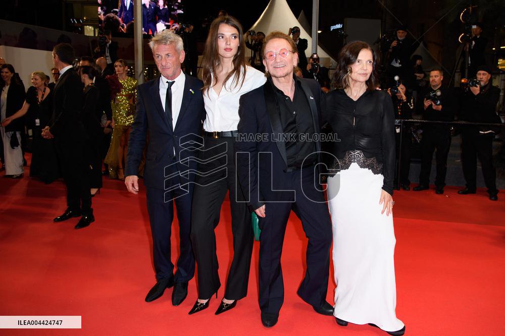 Cannes Bono Stories of Surrender Red Carpet  NG