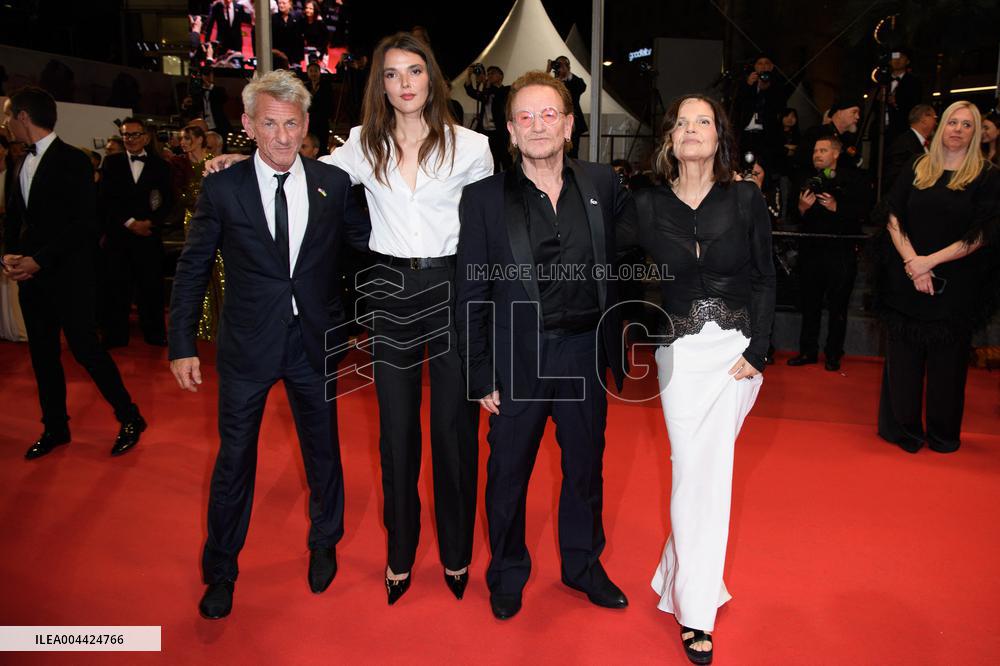 Cannes Bono Stories of Surrender Red Carpet  NG