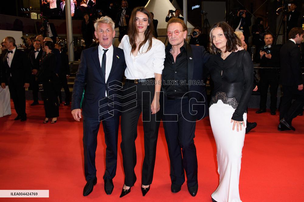 Cannes Bono Stories of Surrender Red Carpet  NG