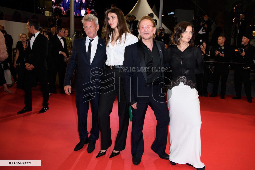 Cannes Bono Stories of Surrender Red Carpet  NG