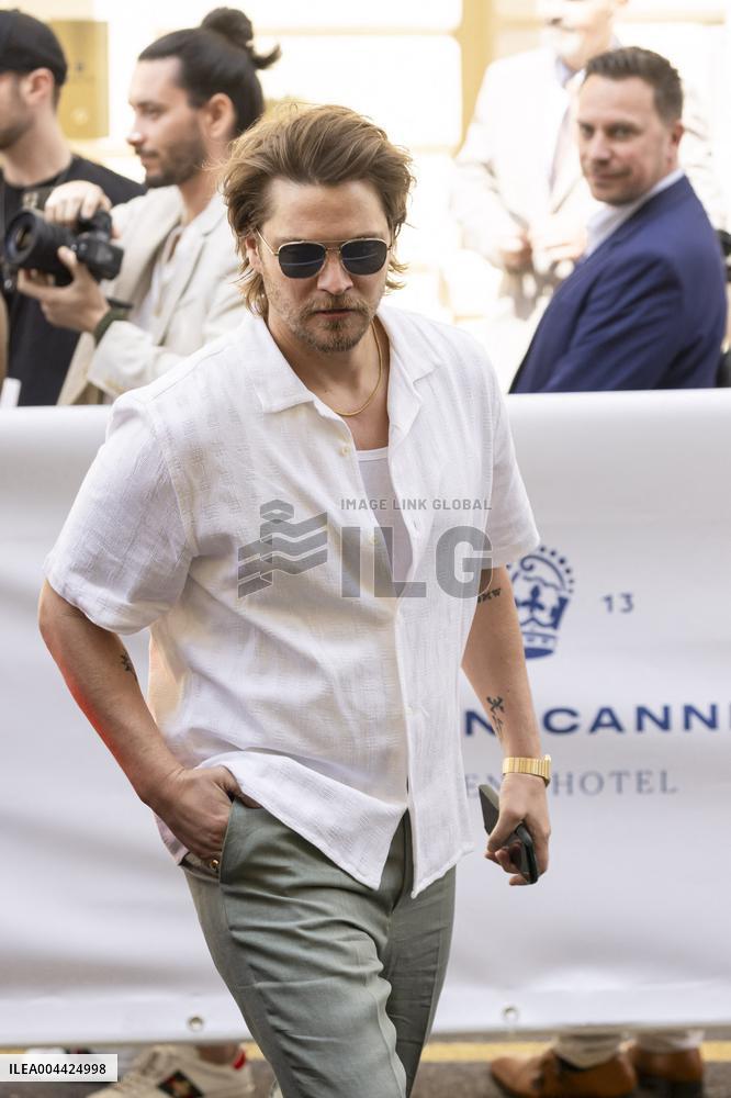 Cannes Cast of movie - Eddington - leaves hotel at the 78th annual Cannes Film Festival MP