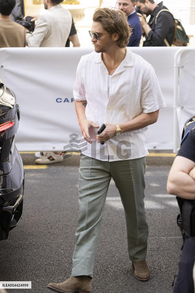 Cannes Cast of movie - Eddington - leaves hotel at the 78th annual Cannes Film Festival MP