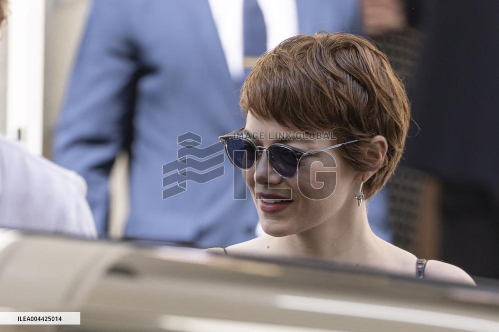 Cannes Cast of movie - Eddington - leaves hotel at the 78th annual Cannes Film Festival MP